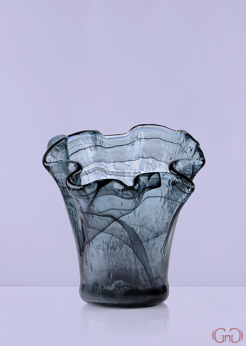 Vase ROCCIA 30 CM Black vase-roccia-30CM-black