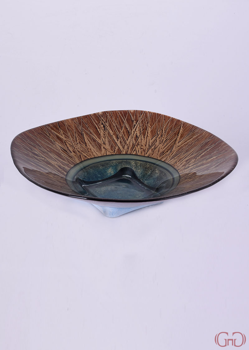Bowl INCLINATION Square 30 CM with Eye Decoration bowl-inclination-square-30CM-eye-decoration