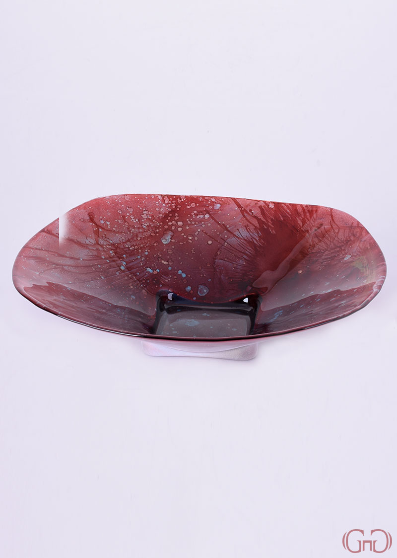 Bowl INCLINATION Square 30 CM with Universe Decoration bowl-inclination-square-30CM-universe-decoration