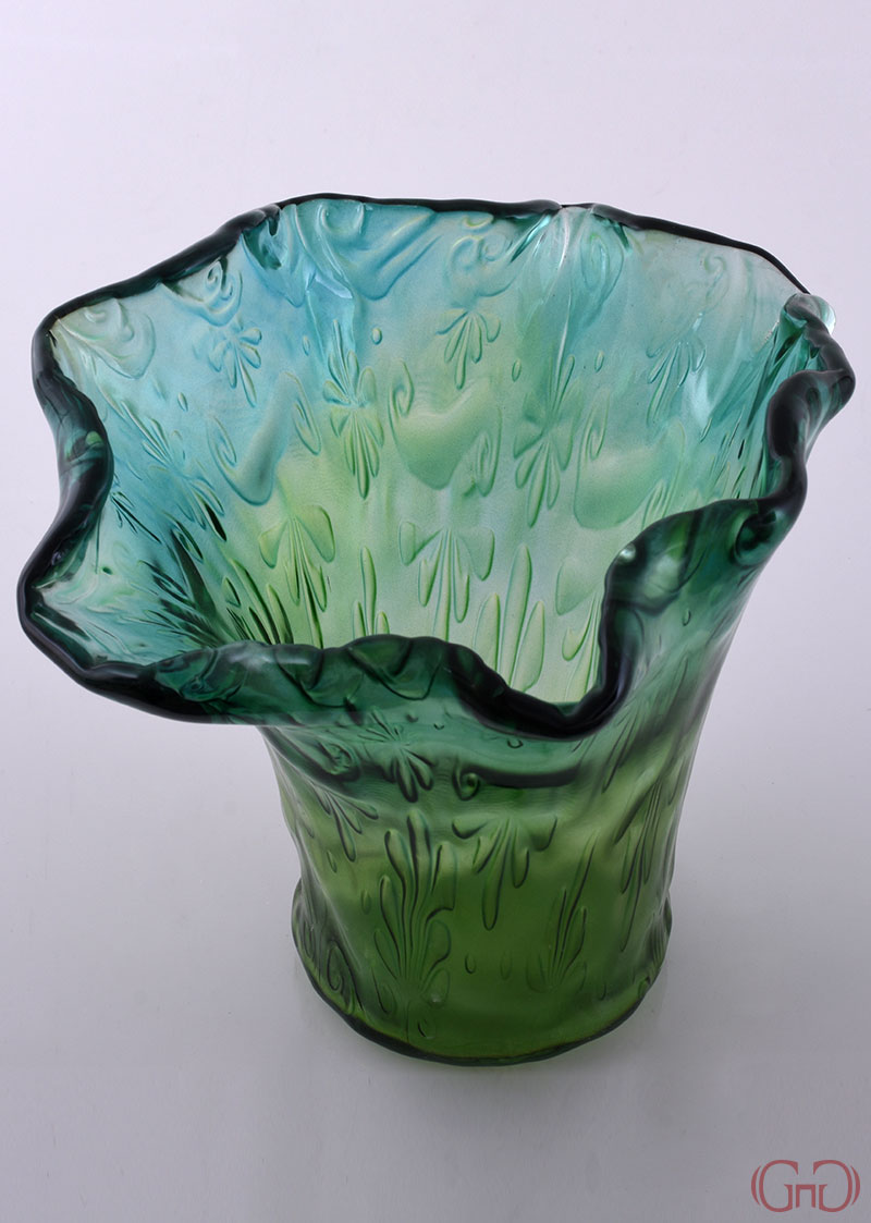 vase-fancy-30CM-green-yellow-decoration