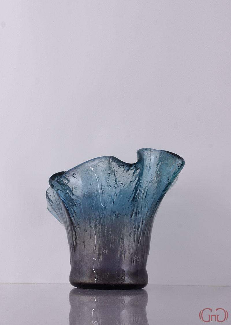 Vase ROCCIA 25 CM with Purple Blue Decoration vase-roccia-25CM-purple-blue-decoration