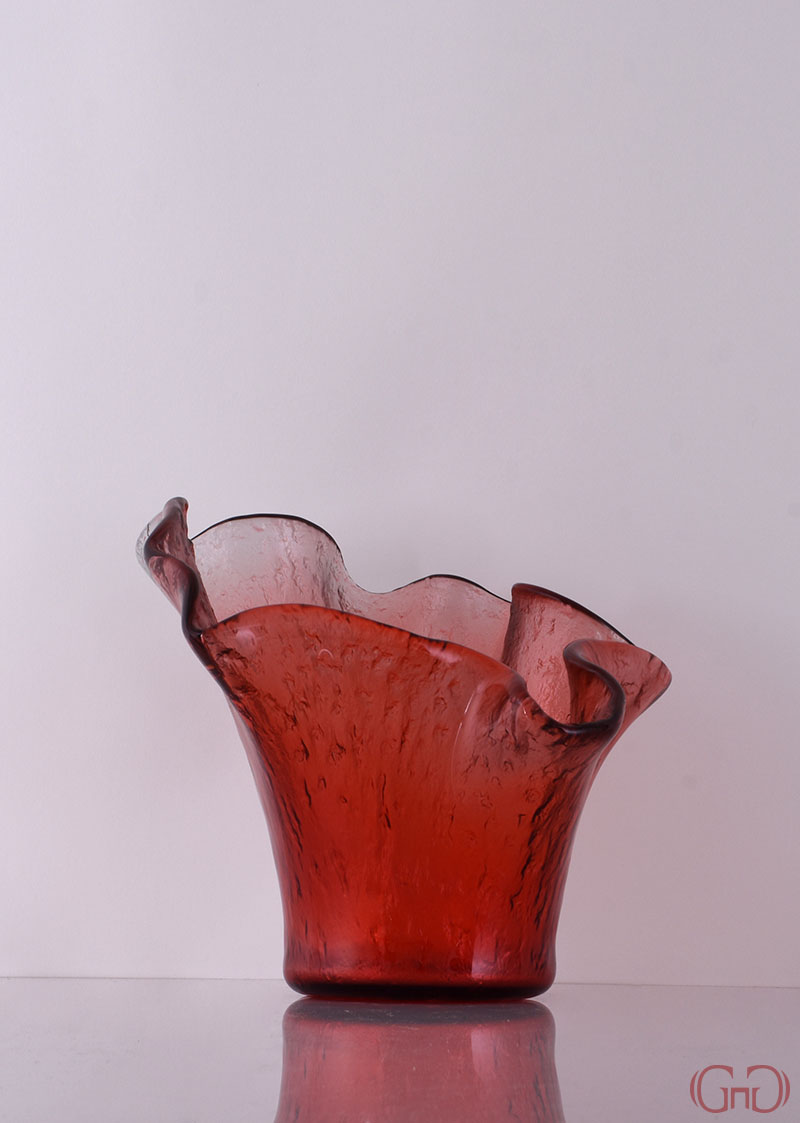Vase ROCCIA 25 CM with Red Decoration vase-roccia-25CM-red-decoration