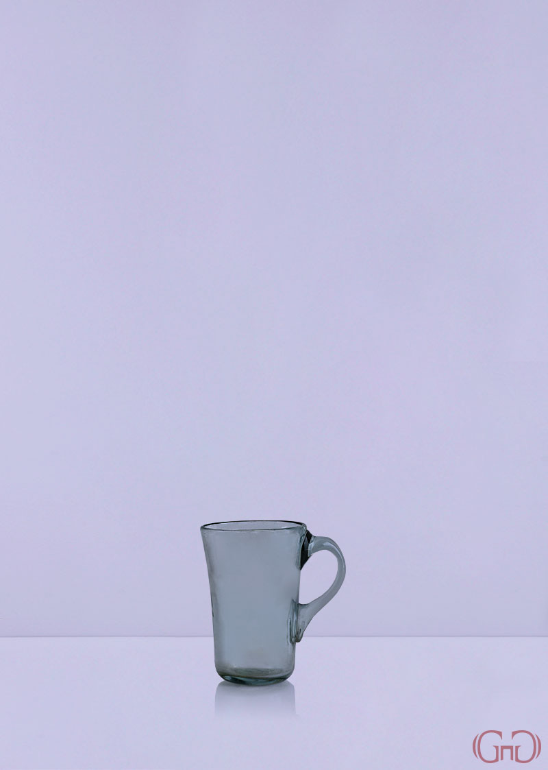 Glass Conic with Handle 12 CM glass-conic-handle-12CM