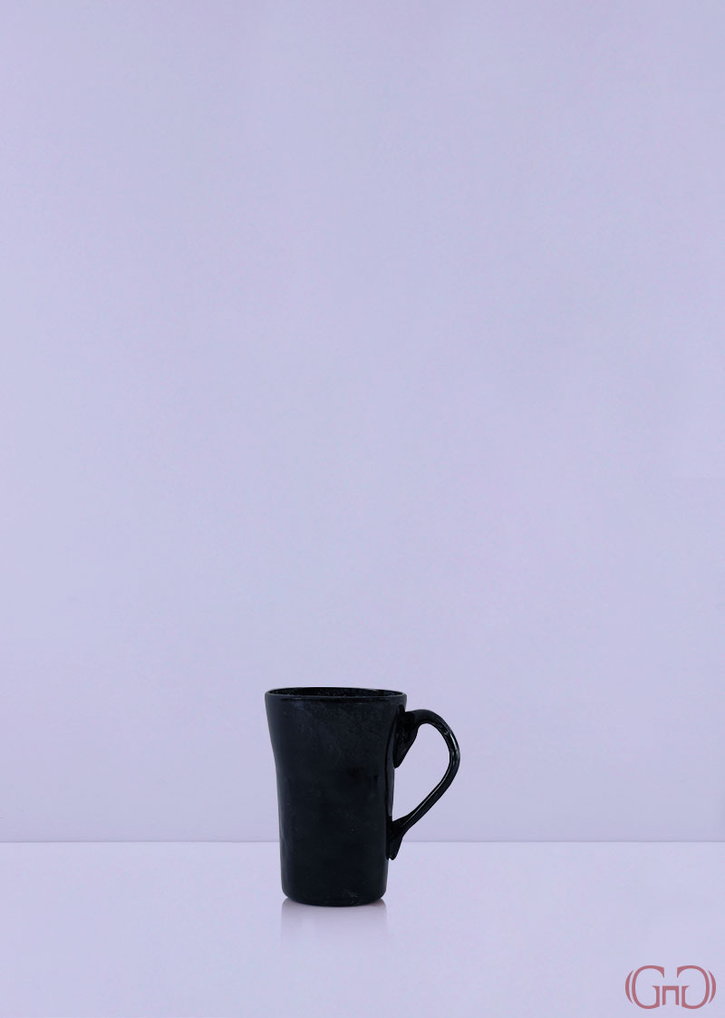 Mug Conic with Handle 12 CM Black mug-conic-handle-12CM-black