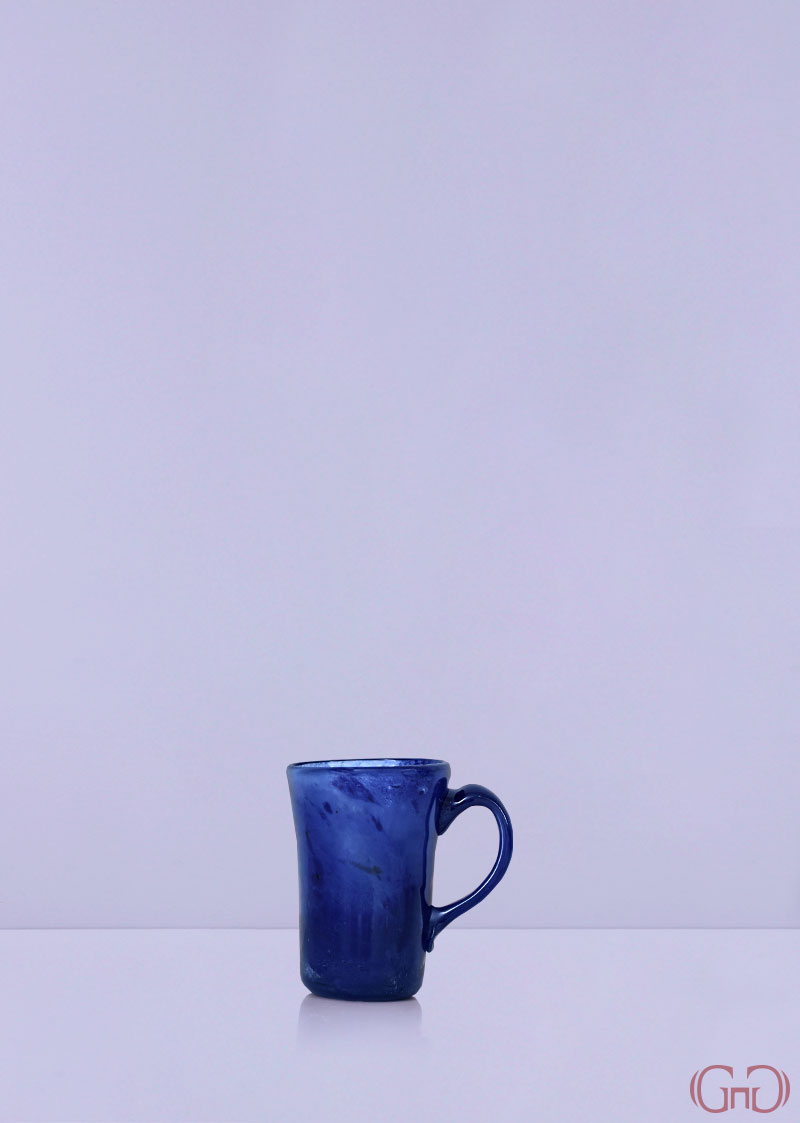 Mug Conic with Handle 12 CM Blue mug-conic-handle-12CM-blue