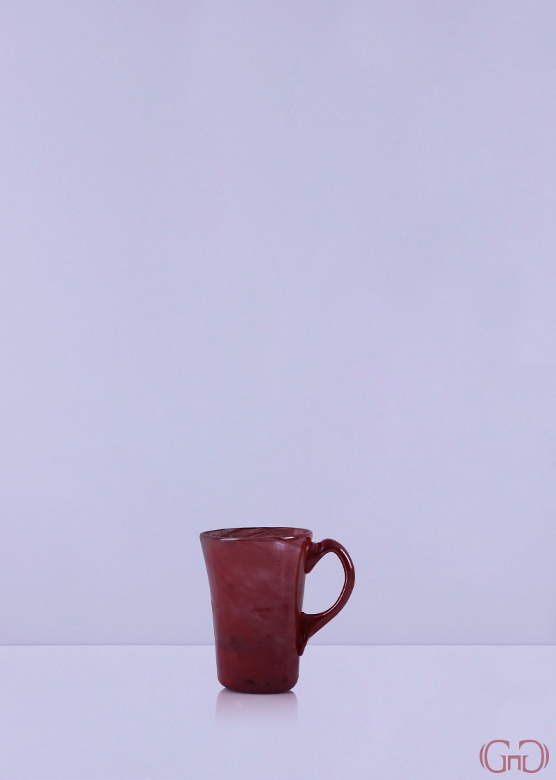 Mug Conic with Handle 12 CM Fire Red mug-conic-handle-12CM-fire-red