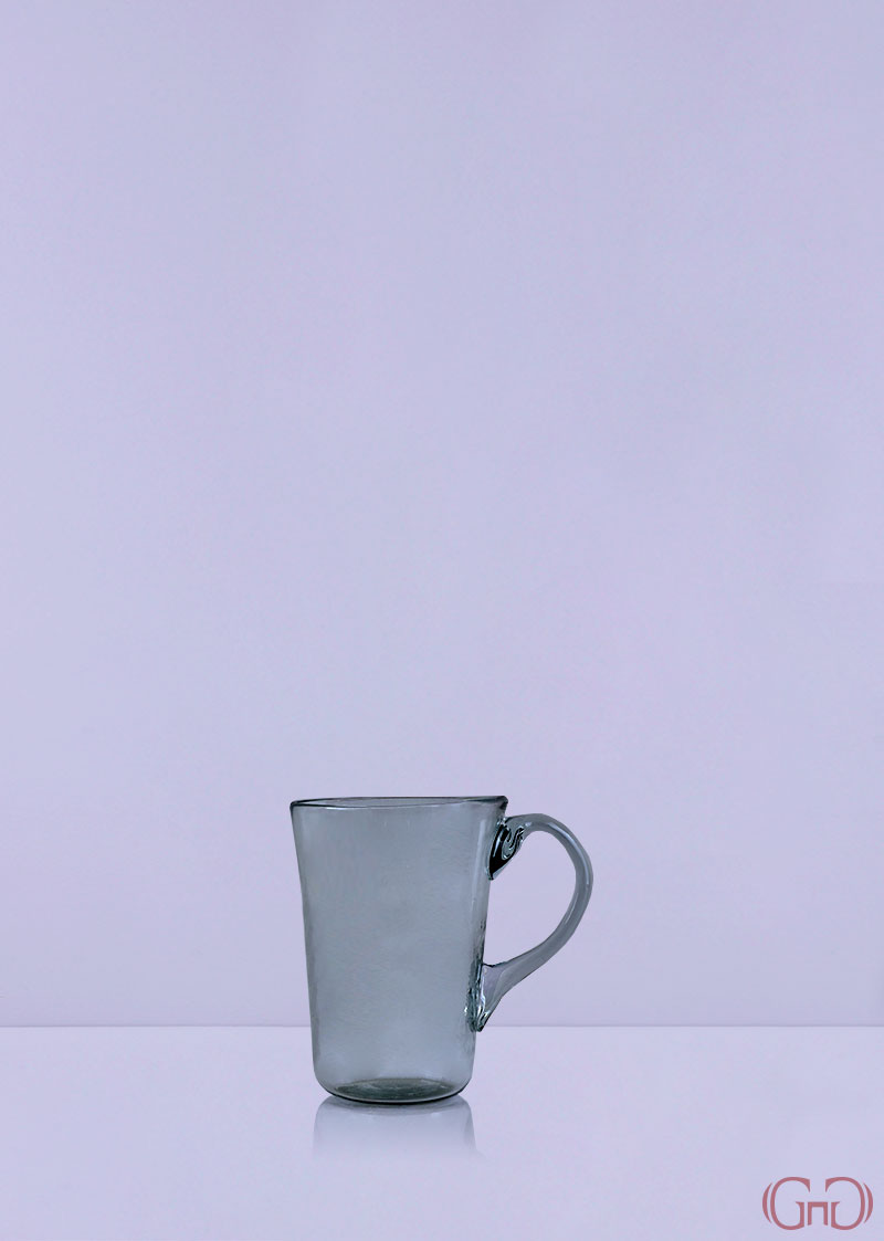 Glass Conic with Handle 14 CM mug-conic-handle-14CM