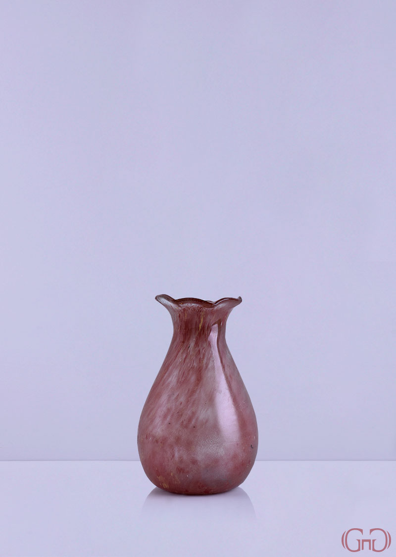 Vase Glass Wide Flower Top 20 CM Fire Red vase-glass-wide-flower-top-20CM-fire-red