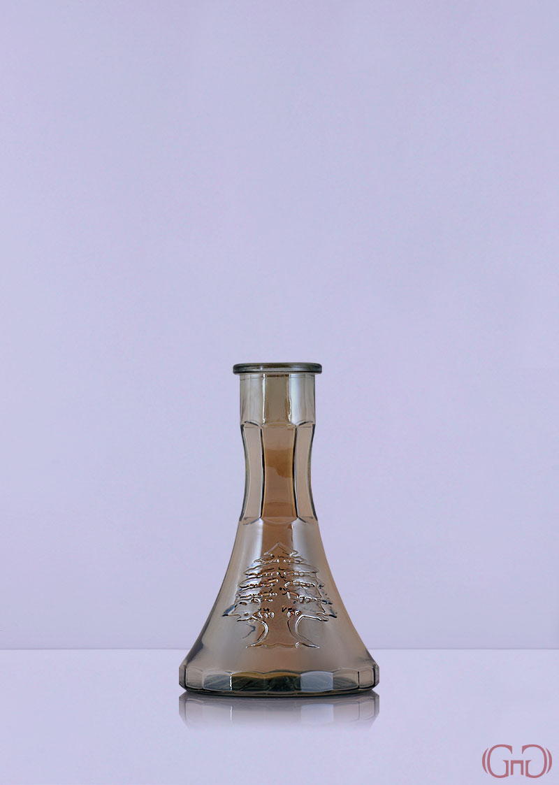 Nargile 2 Cedars Pyramid 22 CM Amber nargile-2-cedars-pyramid-22CM-amber