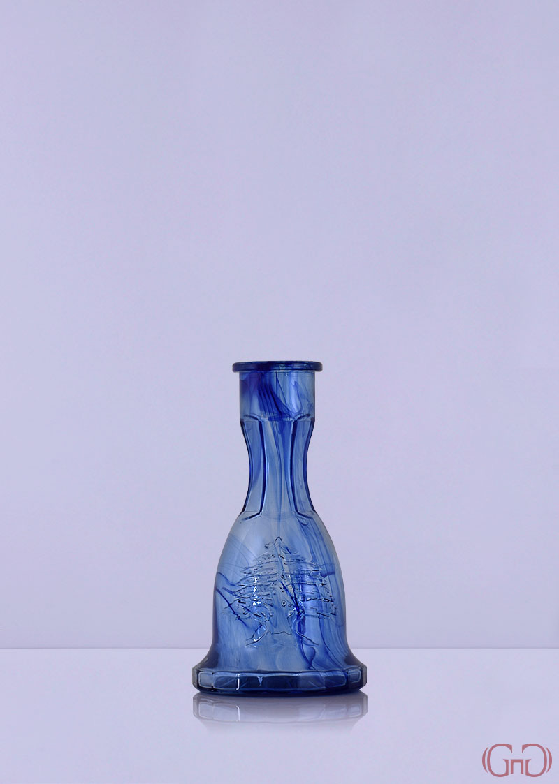 Nargile 2 Cedars Round 24 CM Blue nargile-2-cedars-round-24CM-blue