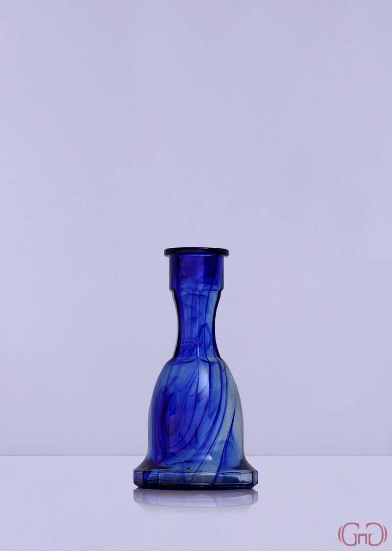 Nargile Blank Round 22 CM Blue nargile-blank-round-22CM-blue