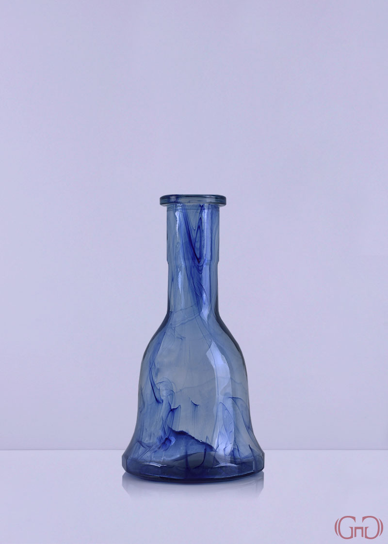 Nargile Blank Round 30 CM Blue nargile-blank-round-30CM-blue