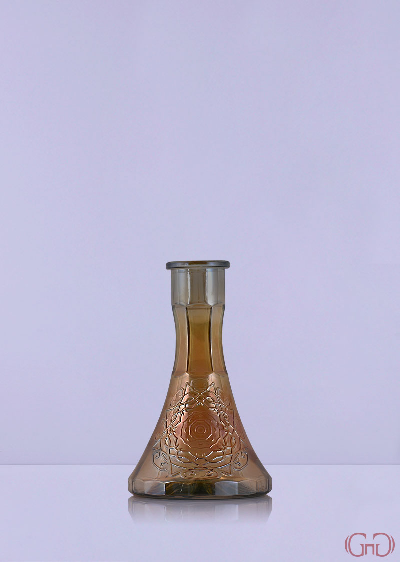 Nargile Design 2 Pyramid 22 CM Amber nargile-design-2-pyramid-22CM-amber