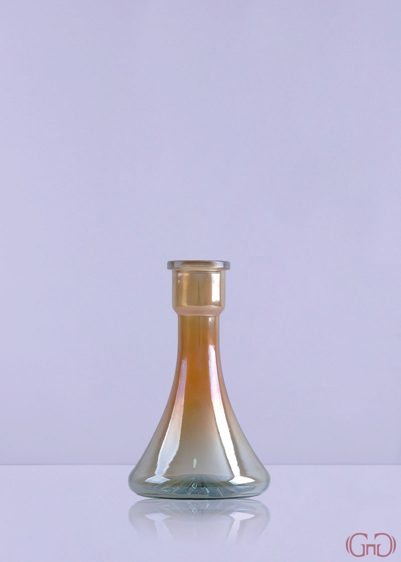Nargile Smooth Pyramid 24 CM Amber nargile-smooth-pyramid-24CM-amber
